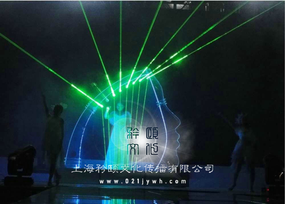 激光豎琴表演